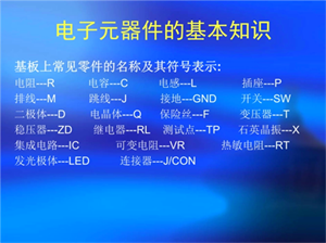 電子元器件的符號表示方法和名稱您清楚？