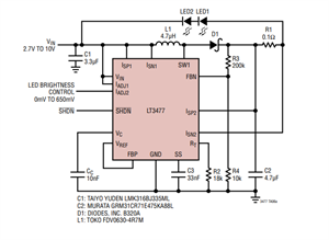 優(yōu)缺點(diǎn)+工作原理+封裝引腳，一文讀懂亞德諾LT3477系列LED 驅(qū)動器 IC！